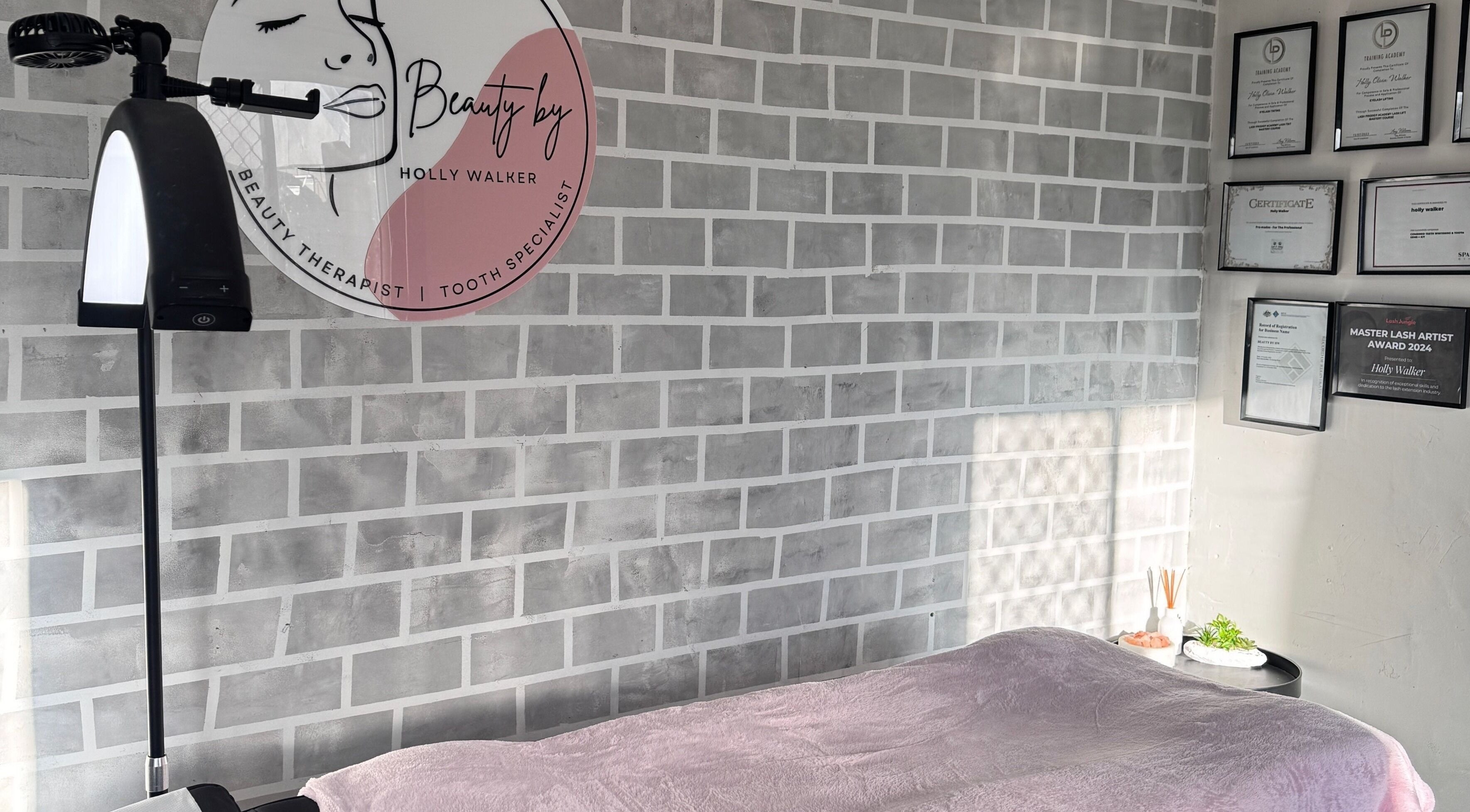 Beauty by HW spa room with chic decor in Southern River, Western Australia, AU.