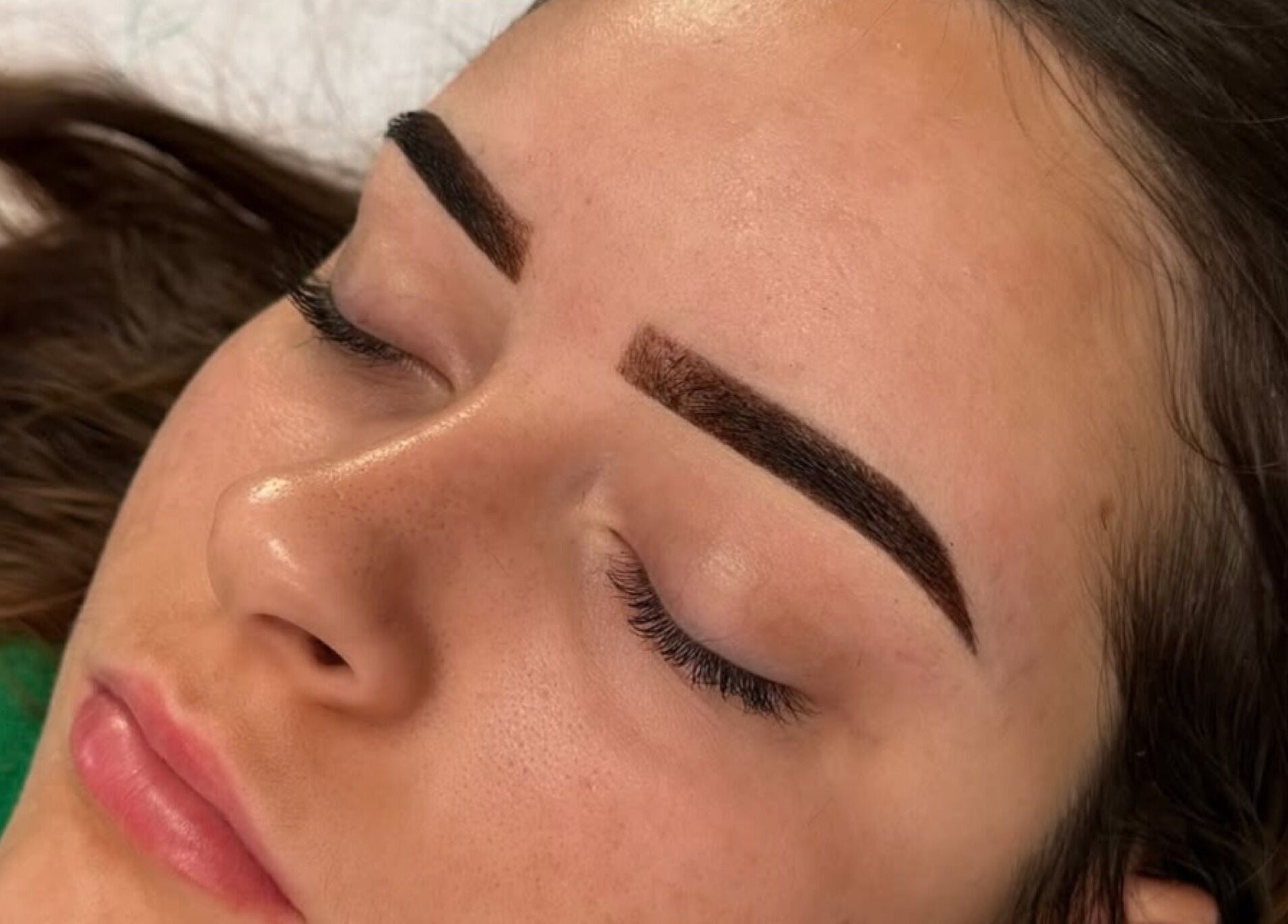 Microbladed eyebrows at Beauty by HW in Southern River, Western Australia, AU, showcasing precision and style.
