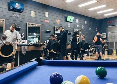 The Fade Lounge - Greenwood showcases stylish haircut services in a modern space, Greenwood, Western Australia, AU.