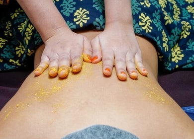 Massage with herbal scrub at Ranting Spa Kepala Batas Penang, located in Kepala Batas, Penang, MY.