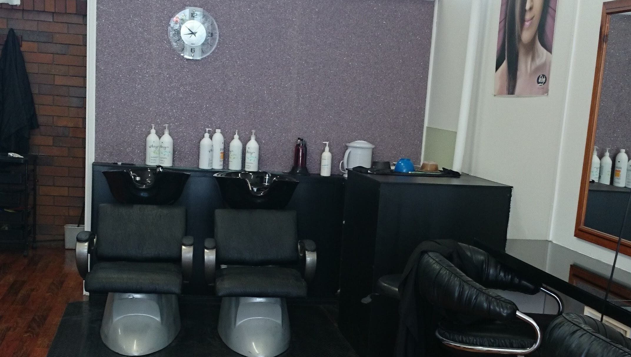 Modern shampoo chairs at Maxine's Hair Care in Kallangur, Queensland, AU offering stylish hair treatments.
