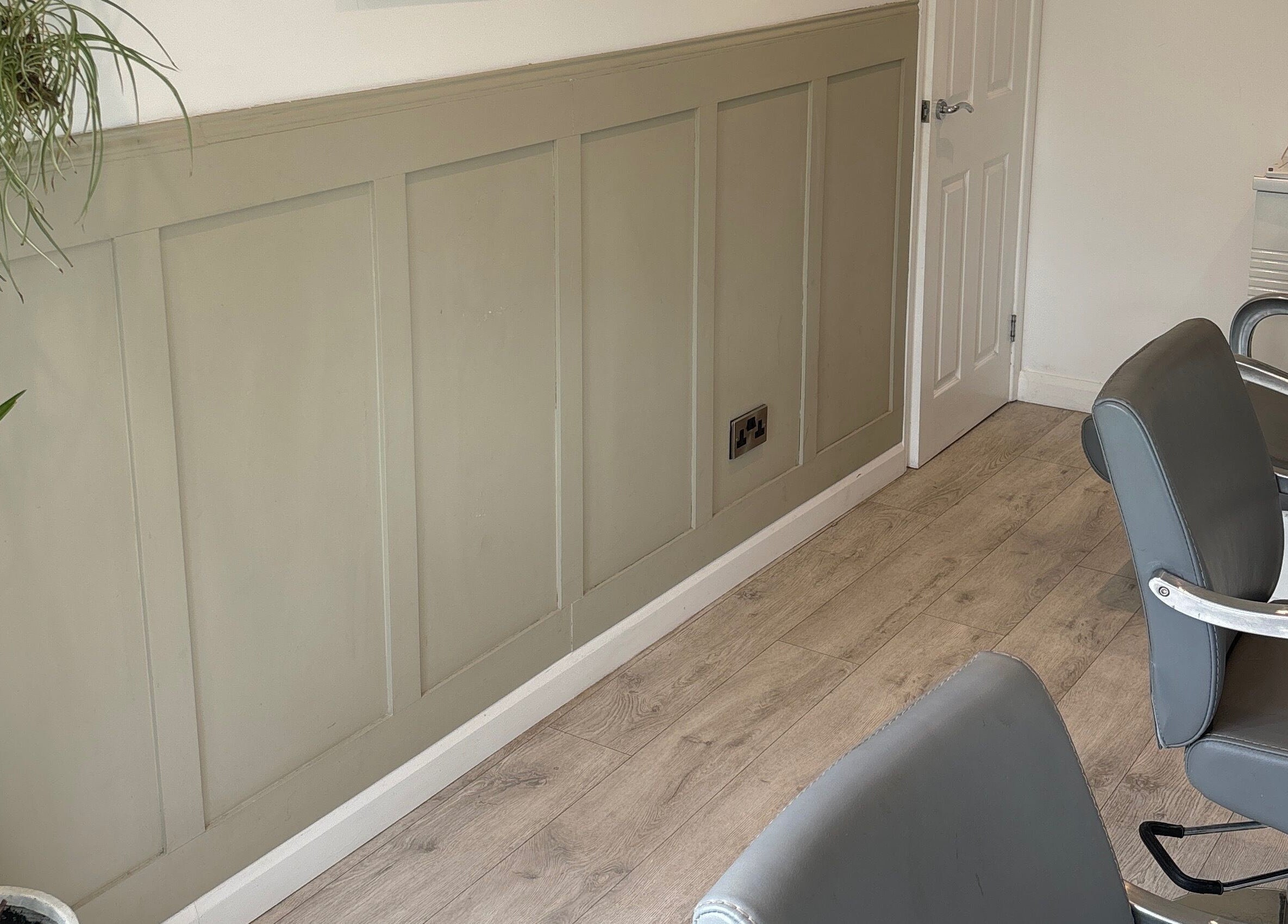 Elegant styling chairs in Amy Newton Hair Design, Cheswick Green, England, GB.