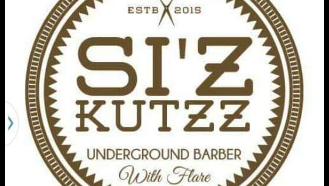 Si'z Kutzz logo showcasing unique barber style in Waikato, Waikato, NZ.