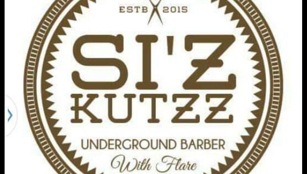 Si'z Kutzz logo showcasing unique barber style in Waikato, Waikato, NZ.