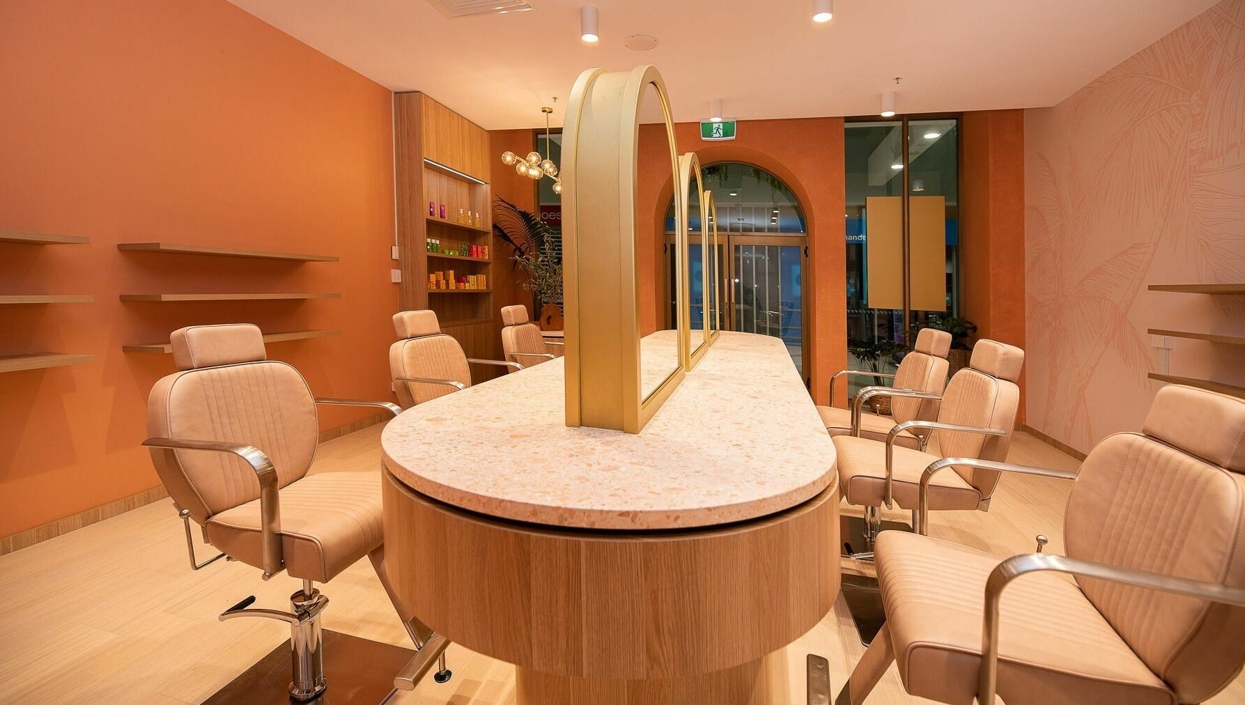 Chic interior of Valley Brow & Beauty Bar - Salamander Bay in Salamander Bay, New South Wales, AU.