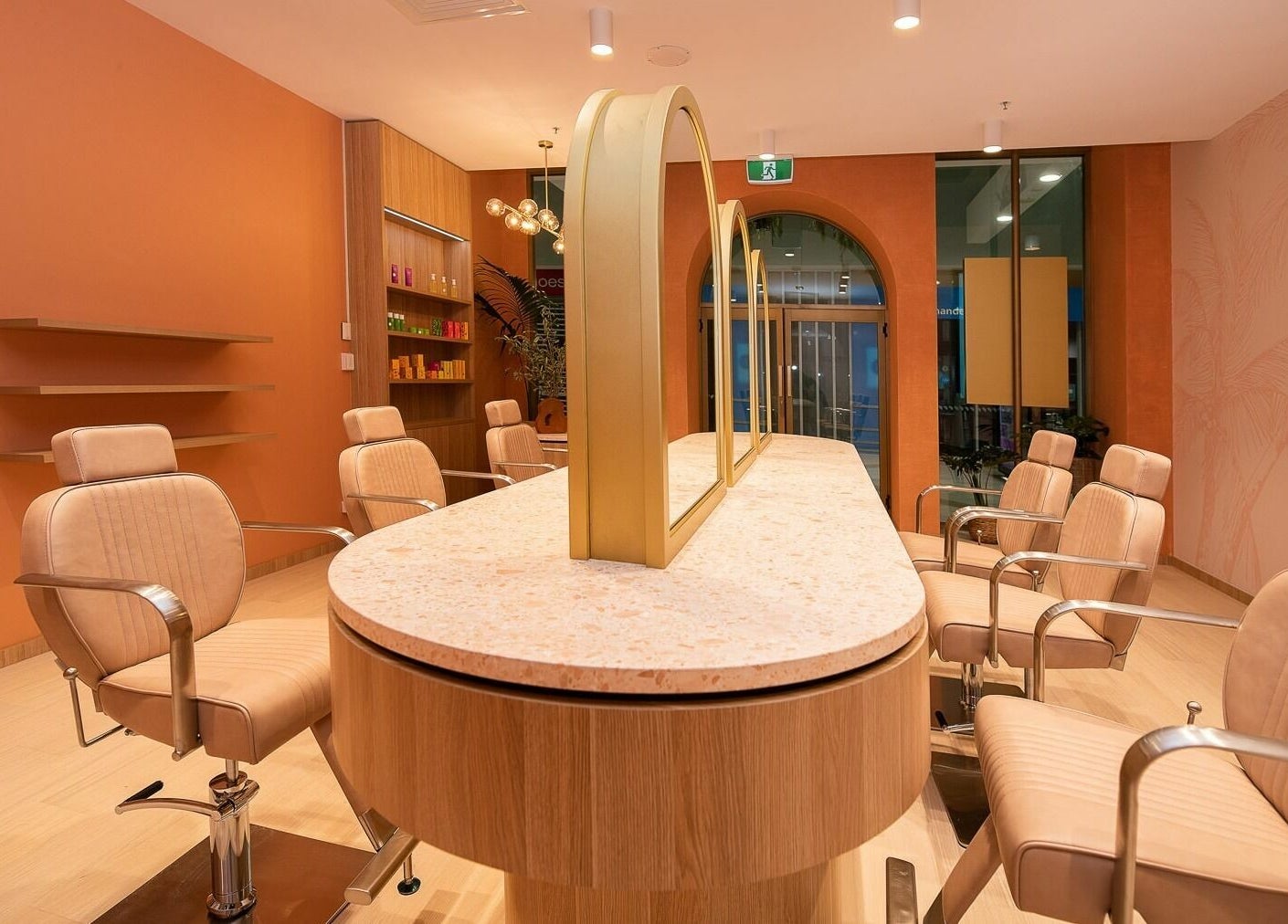 Chic interior of Valley Brow & Beauty Bar - Salamander Bay in Salamander Bay, New South Wales, AU.