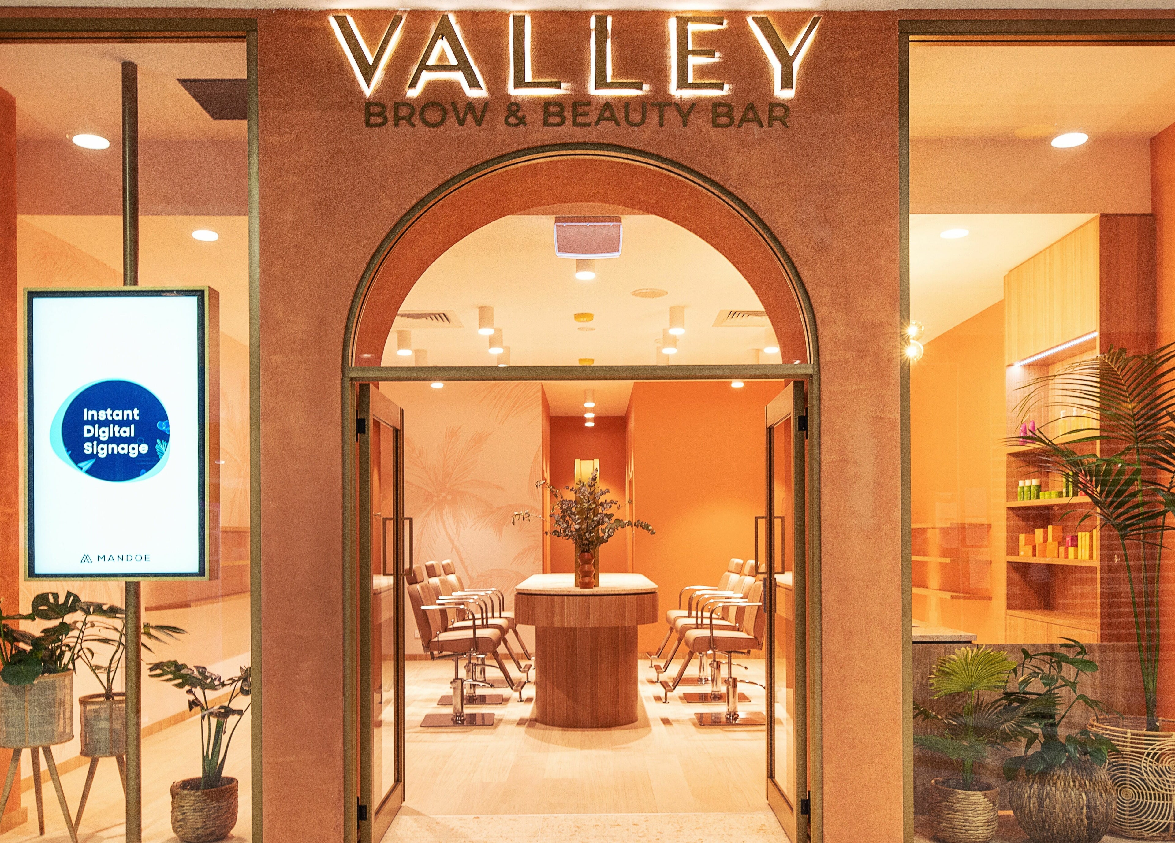 Entrance of Valley Brow & Beauty Bar - Salamander Bay, a chic venue in Salamander Bay, New South Wales, AU.