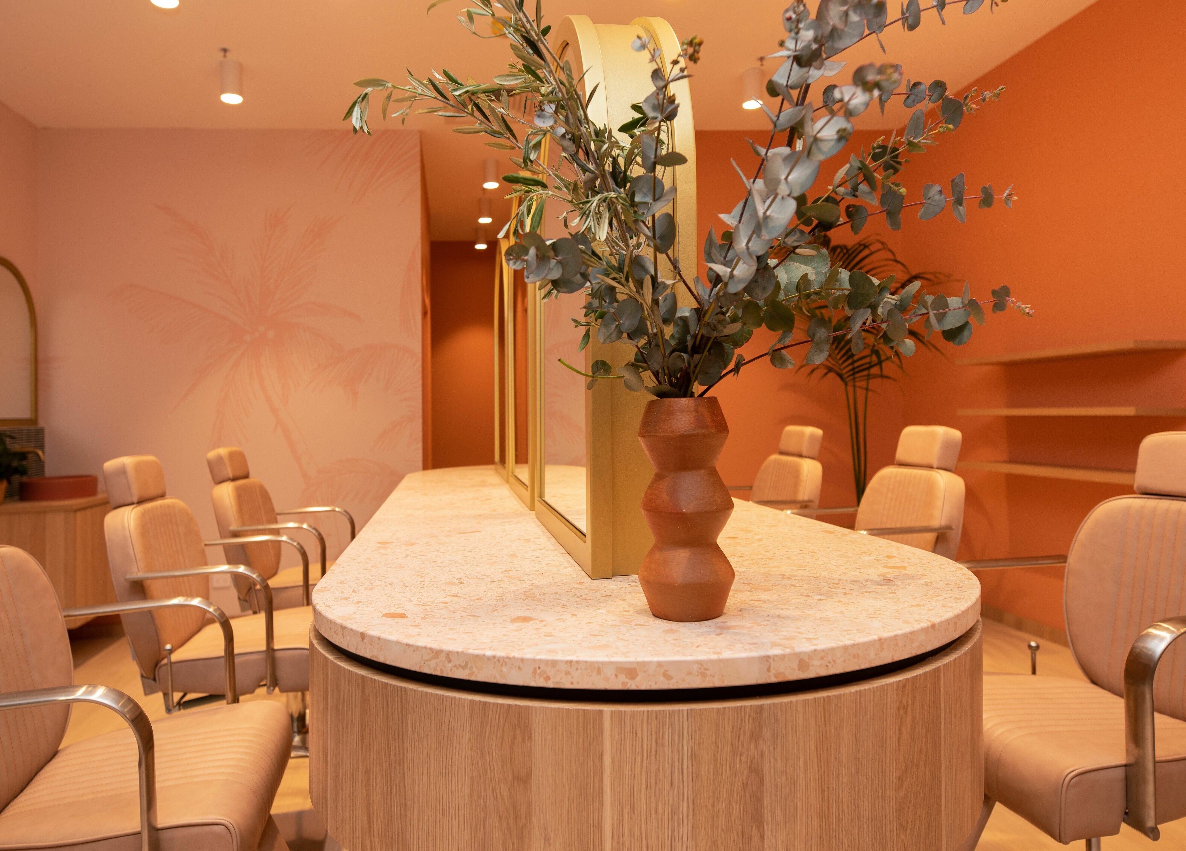 Inside Valley Brow & Beauty Bar - Salamander Bay, stylish chairs and decor in Salamander Bay, New South Wales, AU.