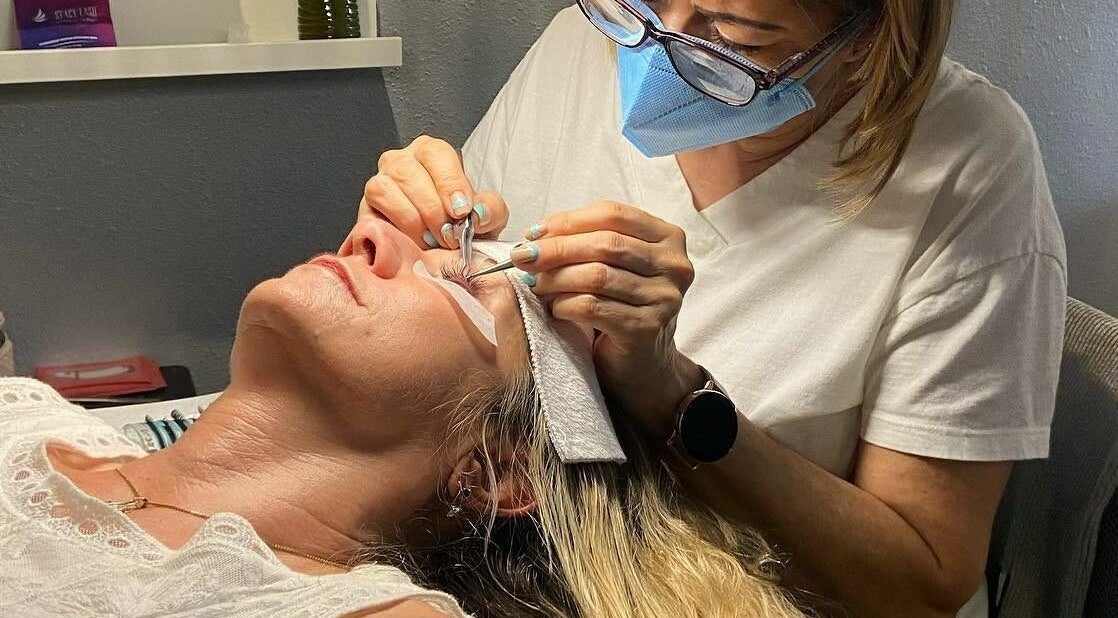 Professional eyelash extension service at Lash Ology And Spa Cocoa, Cocoa, Florida, US.