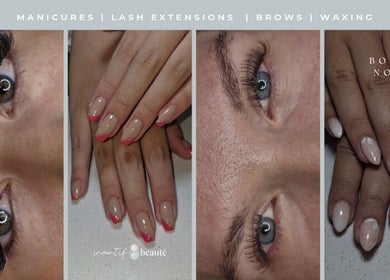 Stylish manicures and lash extensions at Inventif Beauté, Mossel Bay, Western Cape, ZA.