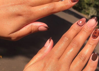 Stylish nail art designs at Adorn Salon, Durban, KwaZulu-Natal, ZA, showcasing trendy nail styles.