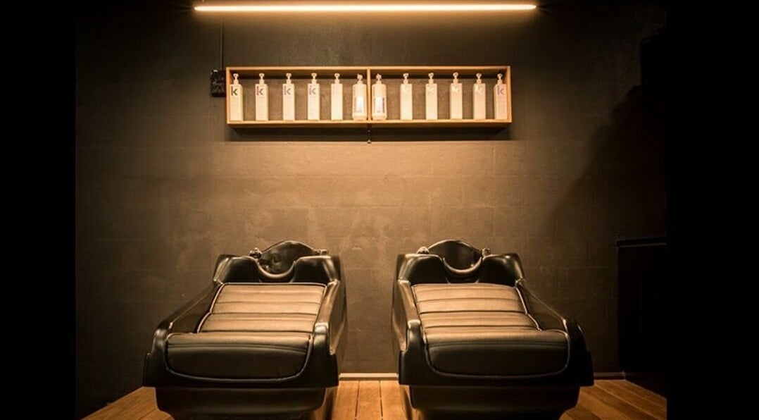 Elegant wash stations at Stable Space in Miami, Queensland, AU, featuring modern salon design.