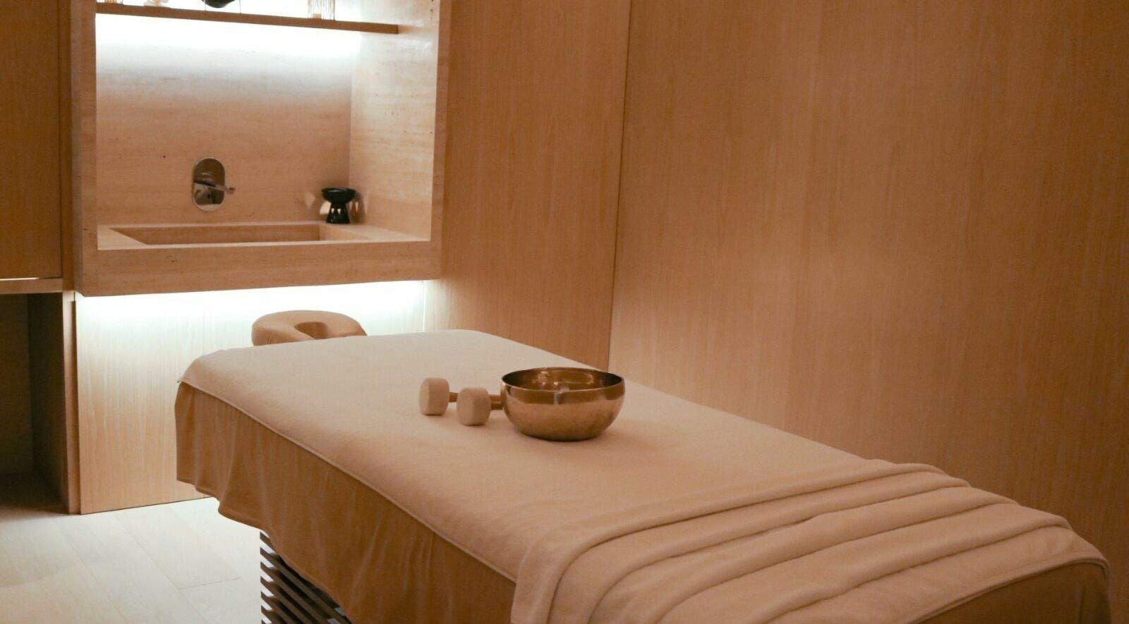 Tranquil massage room at Wellbeings Holistic Healing, The Dubai Edition in Dubai, Dubai, AE.