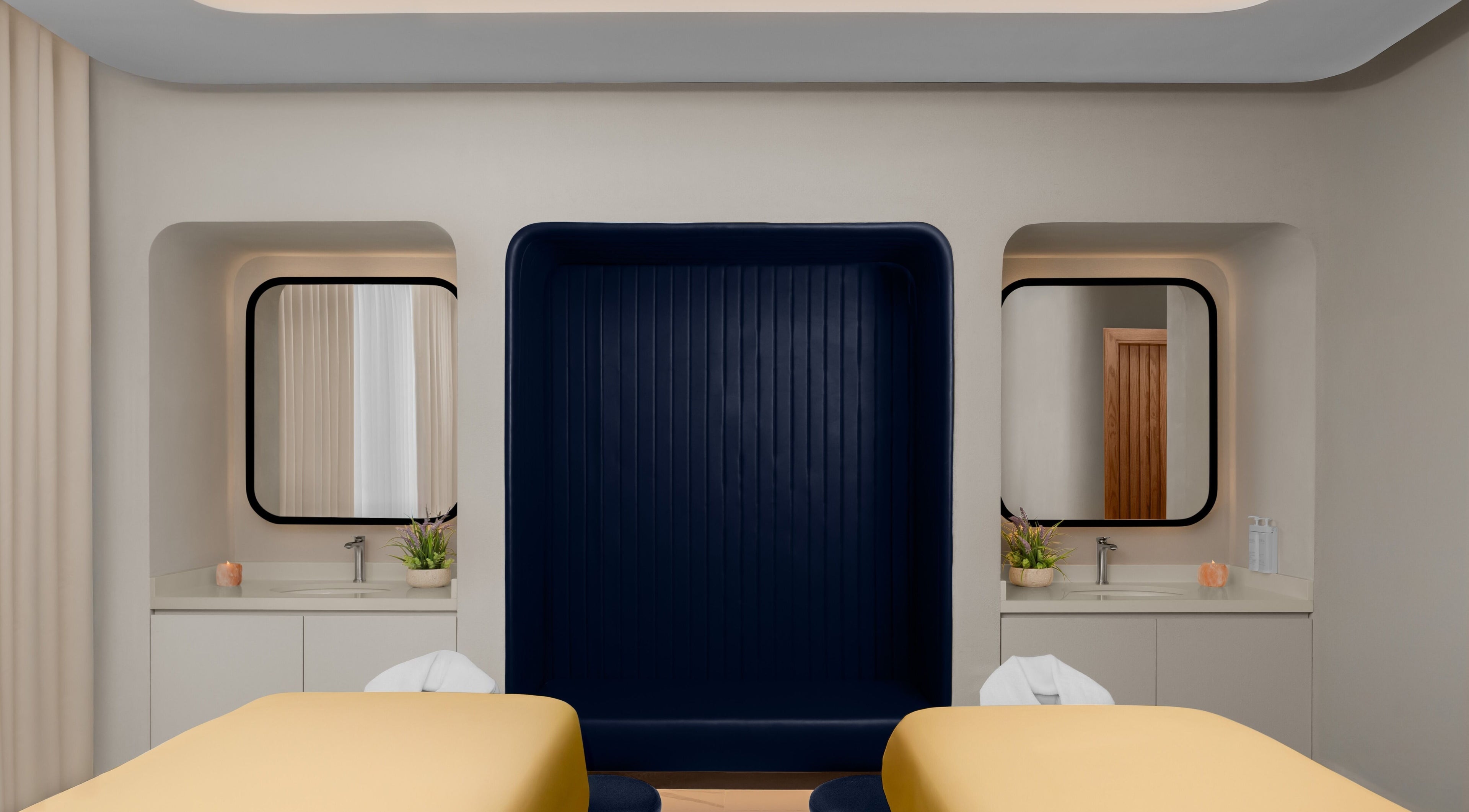 Serene treatment room at Wellbeings Holistic Healing, Hotel Indigo Dubai, in Dubai, Dubai, AE.