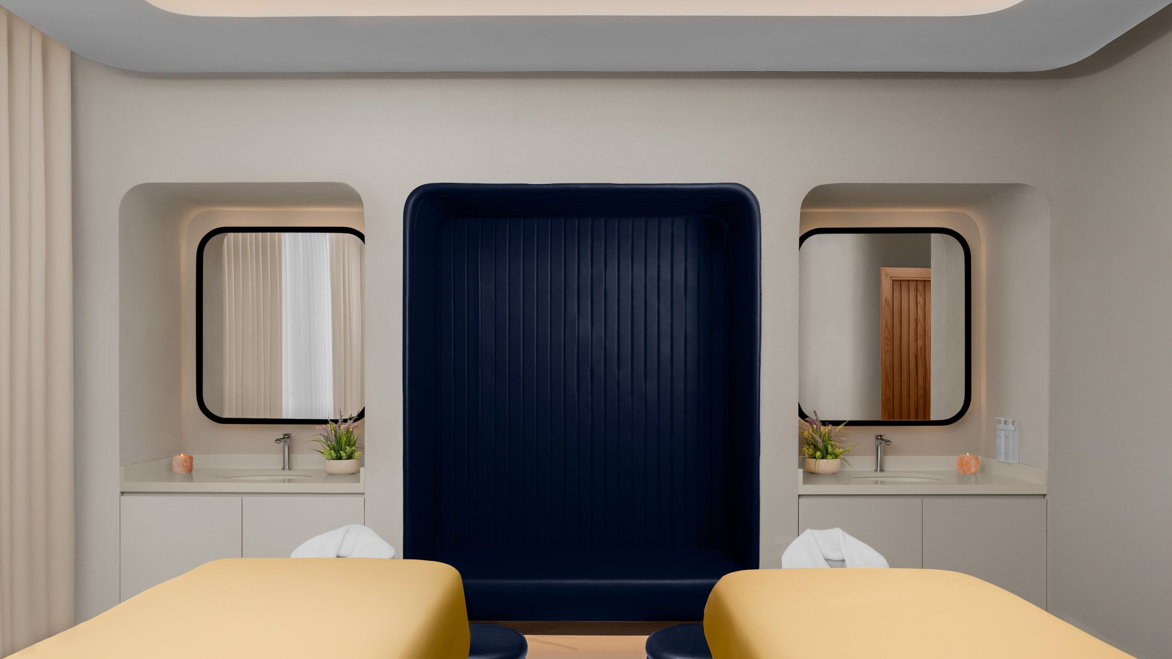 Serene treatment room at Wellbeings Holistic Healing, Hotel Indigo Dubai, in Dubai, Dubai, AE.