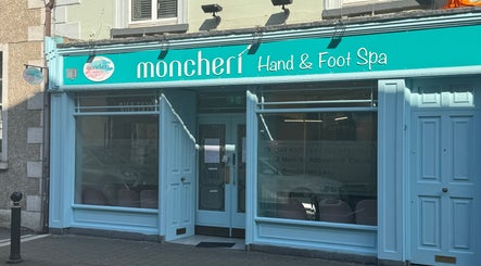 Charming exterior of Moncheri Hand & Foot Spa in Cavan, County Cavan, IE, showcasing elegant signage.