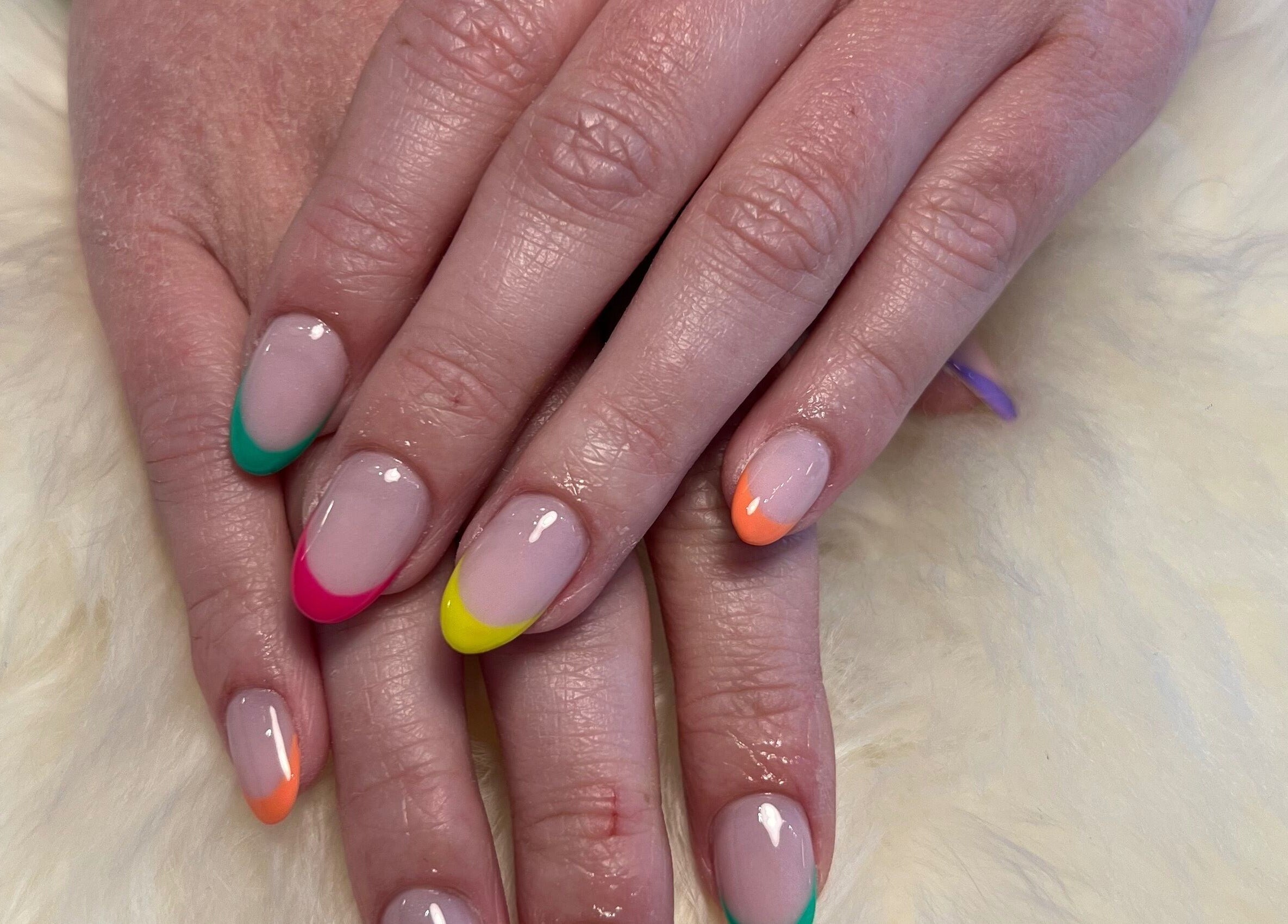 Colorful manicure at Moncheri Hand and Foot Spa Monaghan, County Monaghan, County Monaghan, IE.