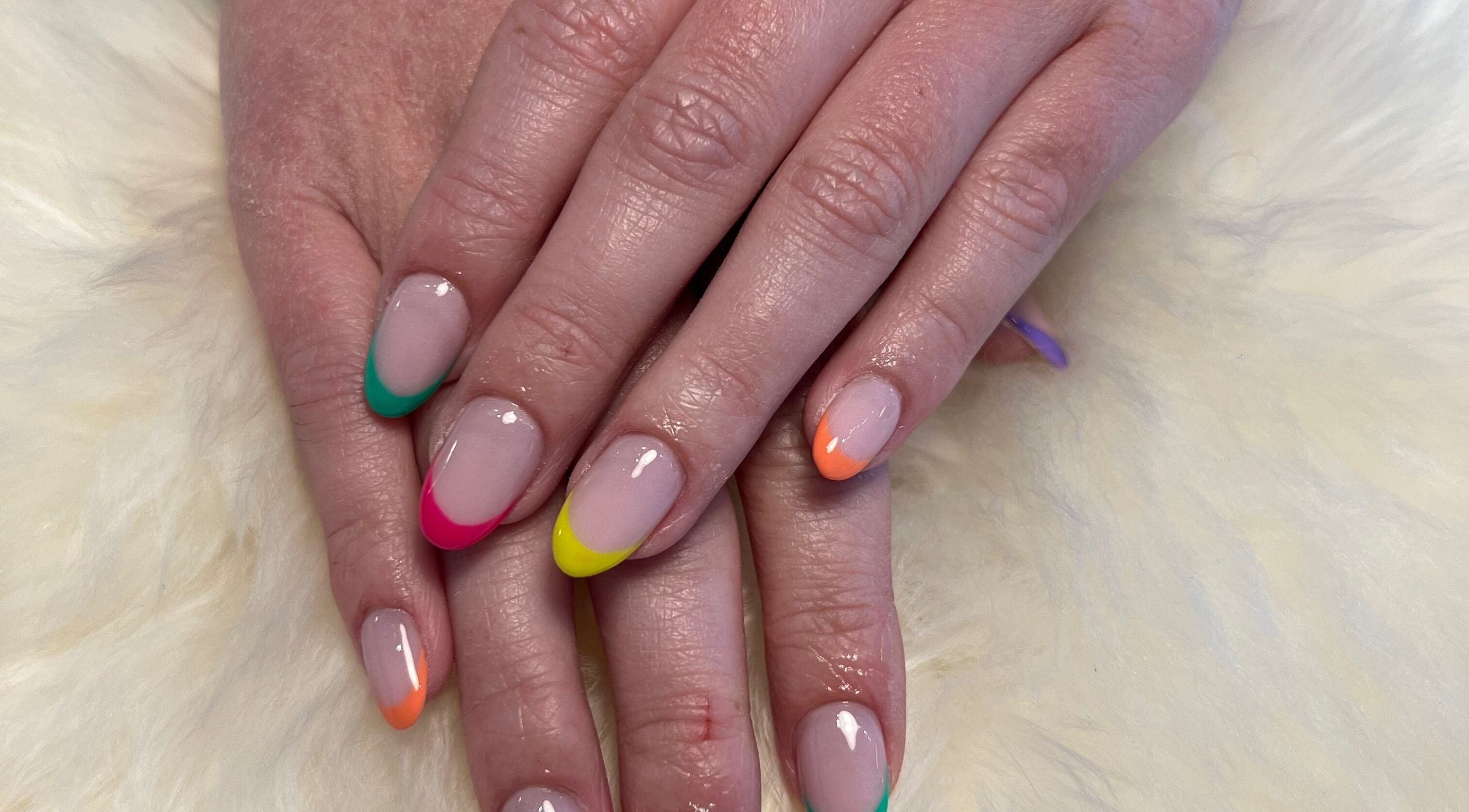 Colorful manicure at Moncheri Hand and Foot Spa Monaghan, County Monaghan, County Monaghan, IE.
