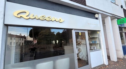 Exterior of Sshh Hair at Poppys, Bristol, England, GB showcasing modern salon entrance.
