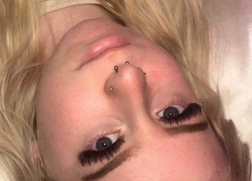 Elegant eyelash extension at KiKi Glam and Co, Melbourne, Victoria, AU, showcasing intricate beauty detail.