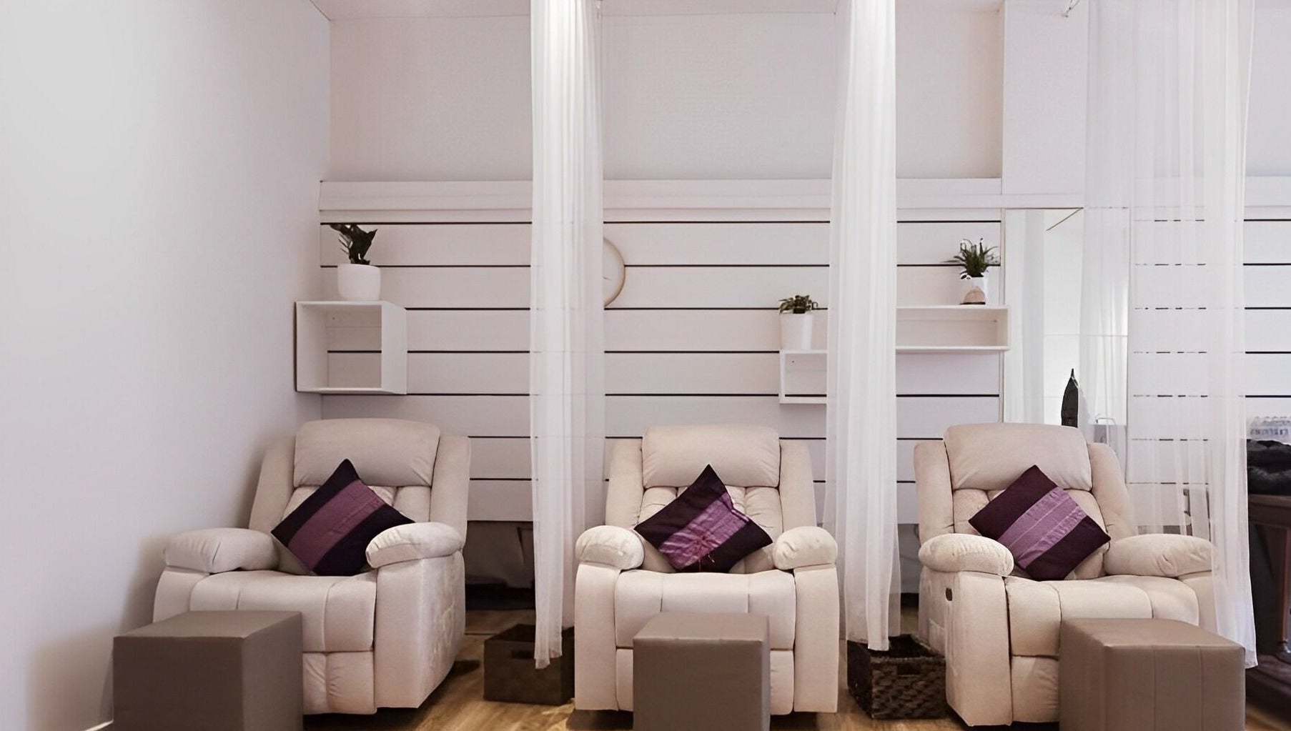 Relaxing massage chairs at Uni Massage Day Spa, Melbourne, Victoria, AU offer a tranquil escape.