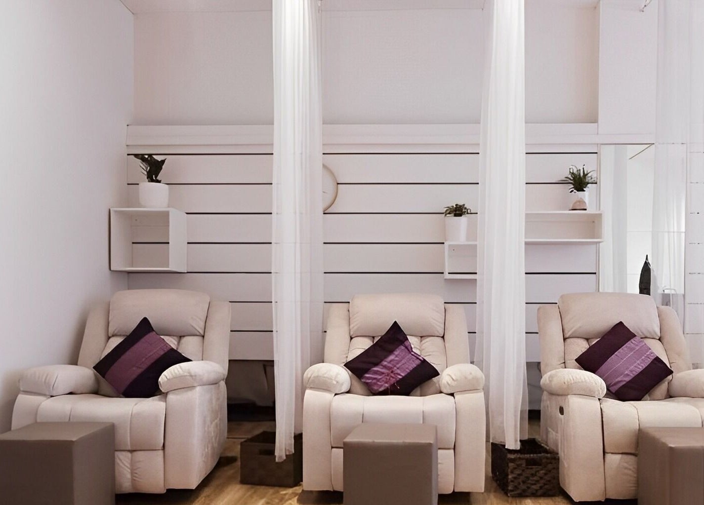 Relaxing massage chairs at Uni Massage Day Spa, Melbourne, Victoria, AU offer a tranquil escape.