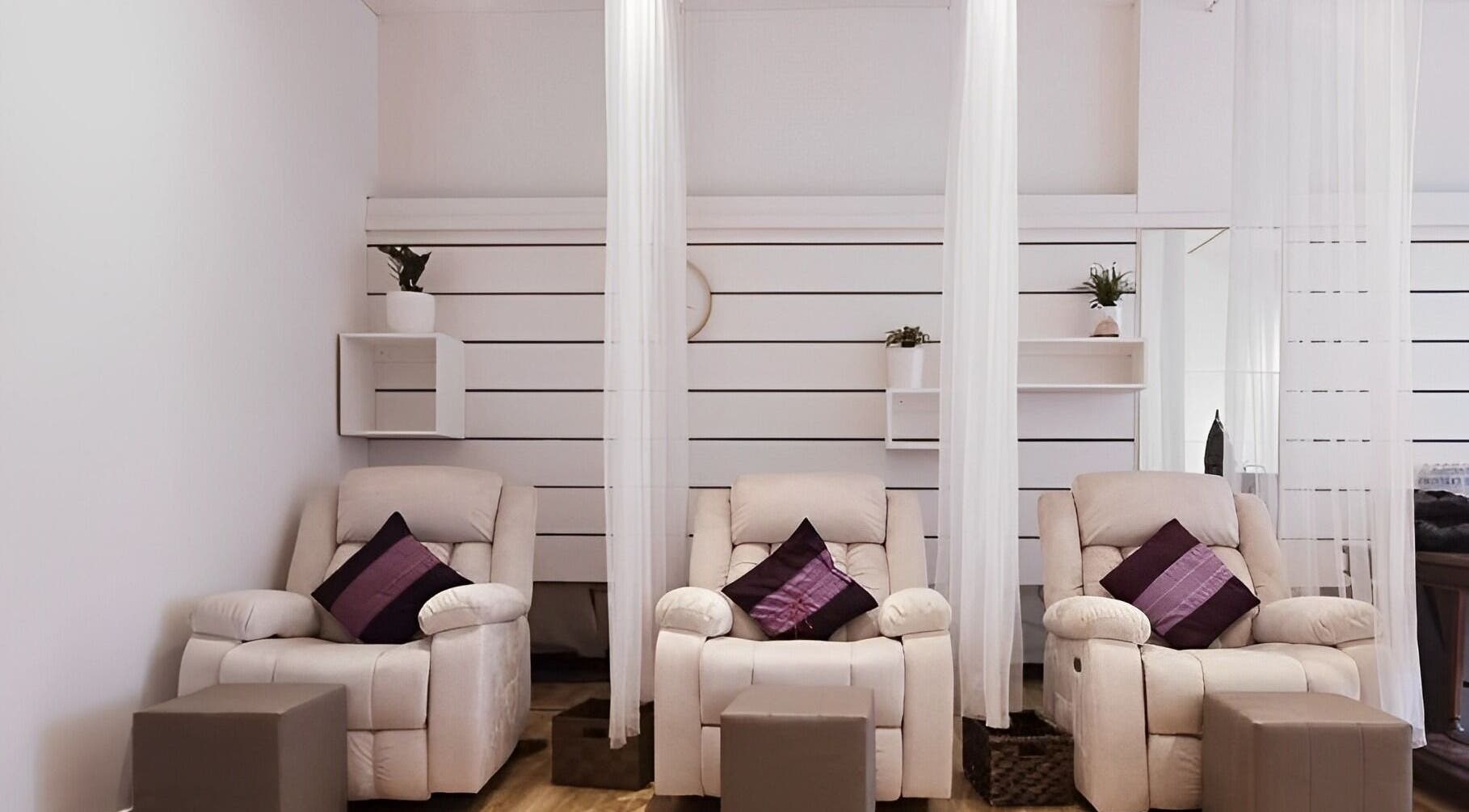 Relaxing massage chairs at Uni Massage Day Spa, Melbourne, Victoria, AU offer a tranquil escape.