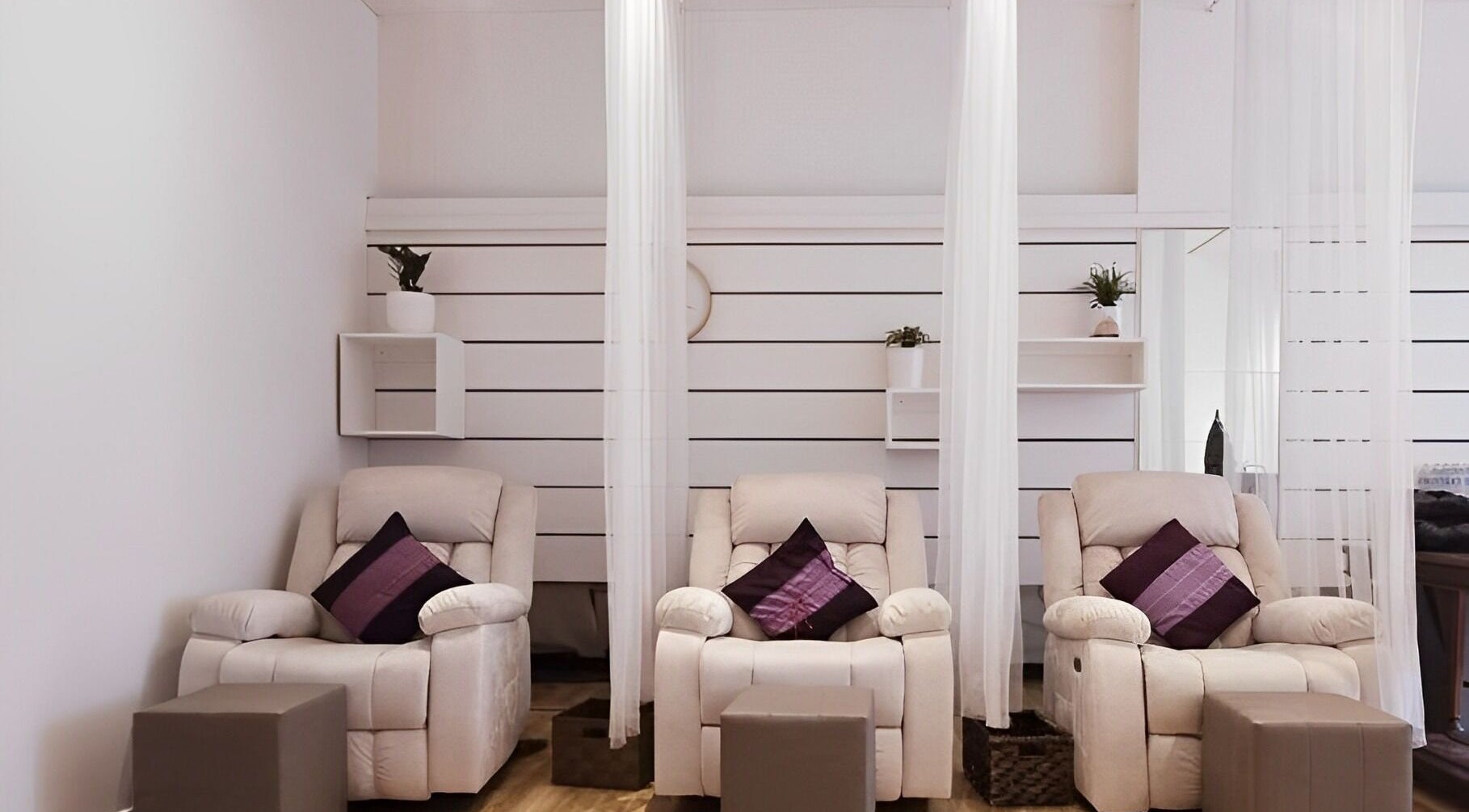 Relaxing massage chairs at Uni Massage Day Spa, Melbourne, Victoria, AU offer a tranquil escape.