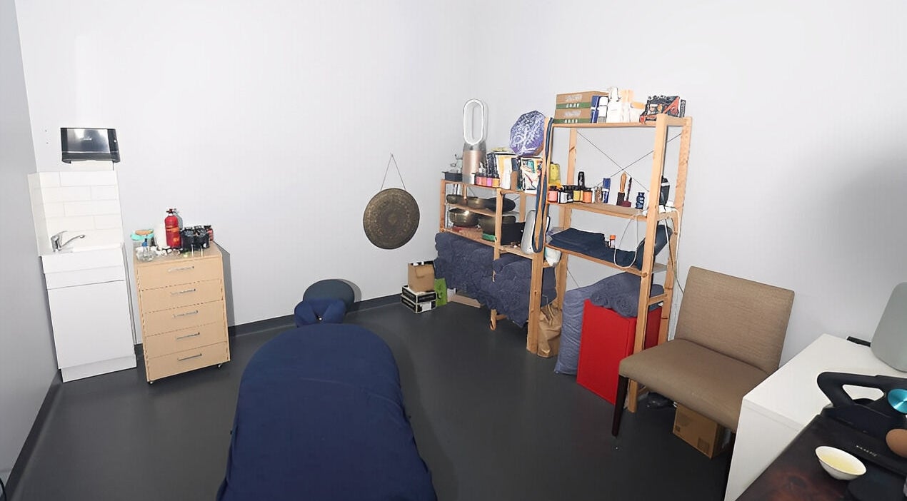 Tranquil therapy room at The Wellness Hub - Macarthur, Mount Annan, New South Wales, AU with soft lighting.