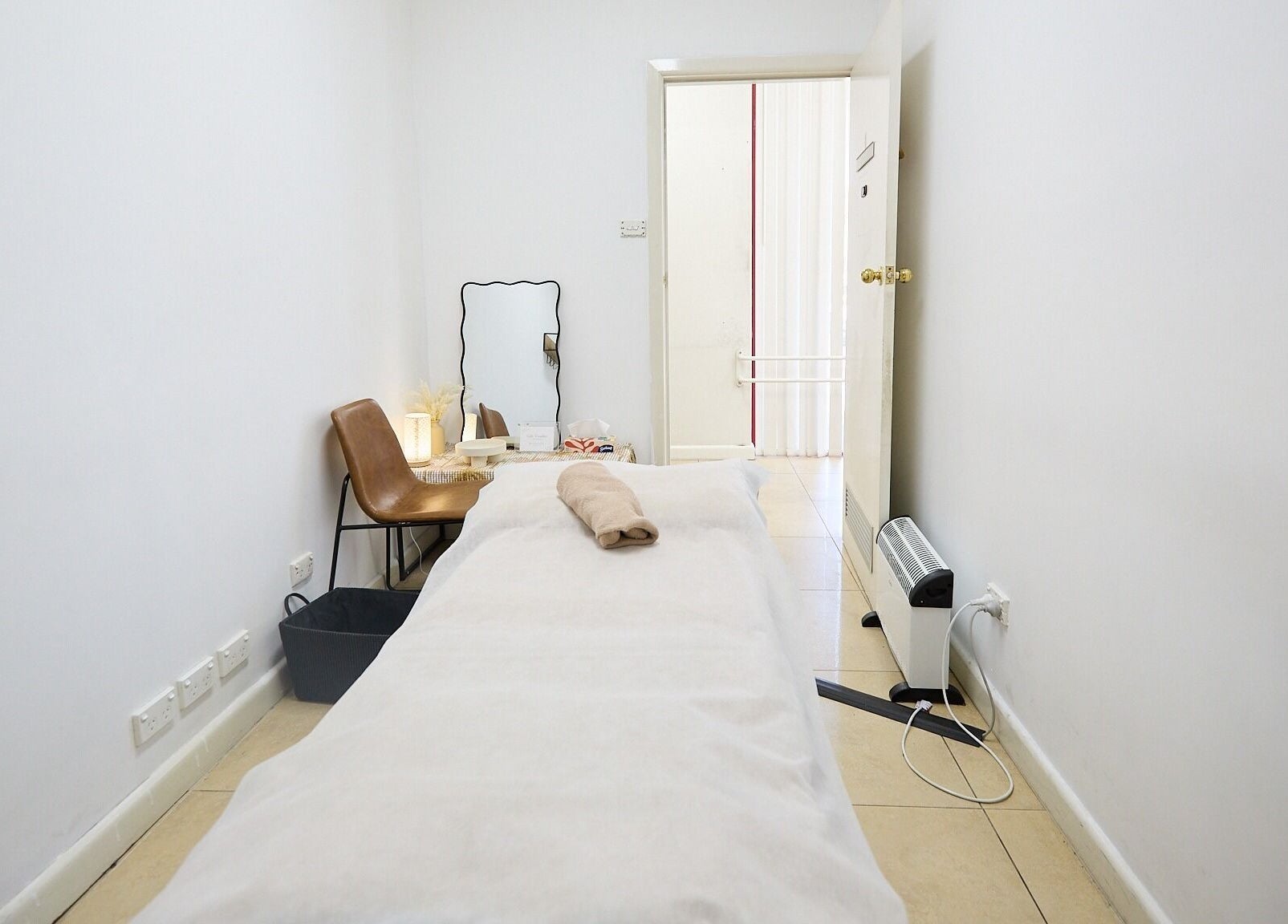 Cozy massage room at Zen Japanese Massage - Enmore, featuring a comfortable treatment bed, Enmore, New South Wales, AU.