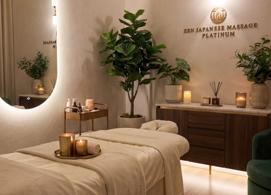 Relaxing massage room at Zen Japanese Massage Platinum - Bondi Junction, Bondi Junction, New South Wales, AU.