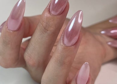 Elegant pink gel nails at Ace Nails & Beauty Redfern, Redfern, New South Wales, AU, showcasing expert manicure.