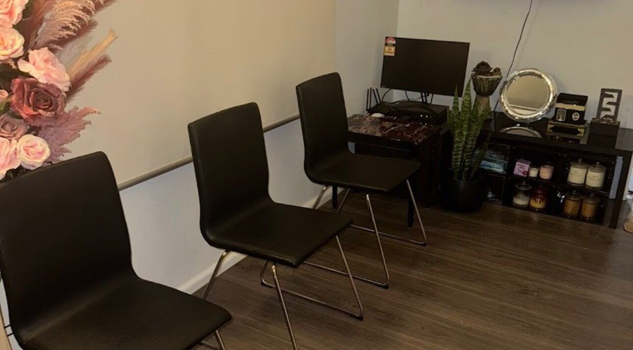 Relaxing seating area at Remotion remedial fusion therapy, Condell Park, New South Wales, AU, with cozy decor.