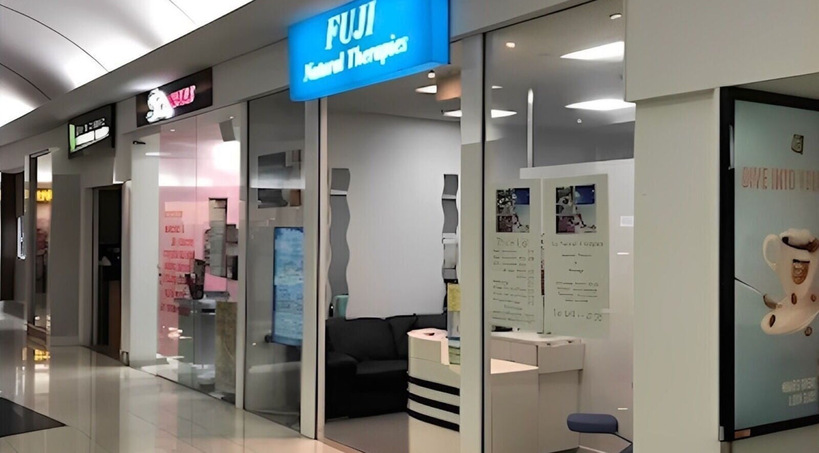 Exterior view of Fuji Natural Therapies at Gold Coast, Queensland, AU, showcasing a sleek, modern facade.