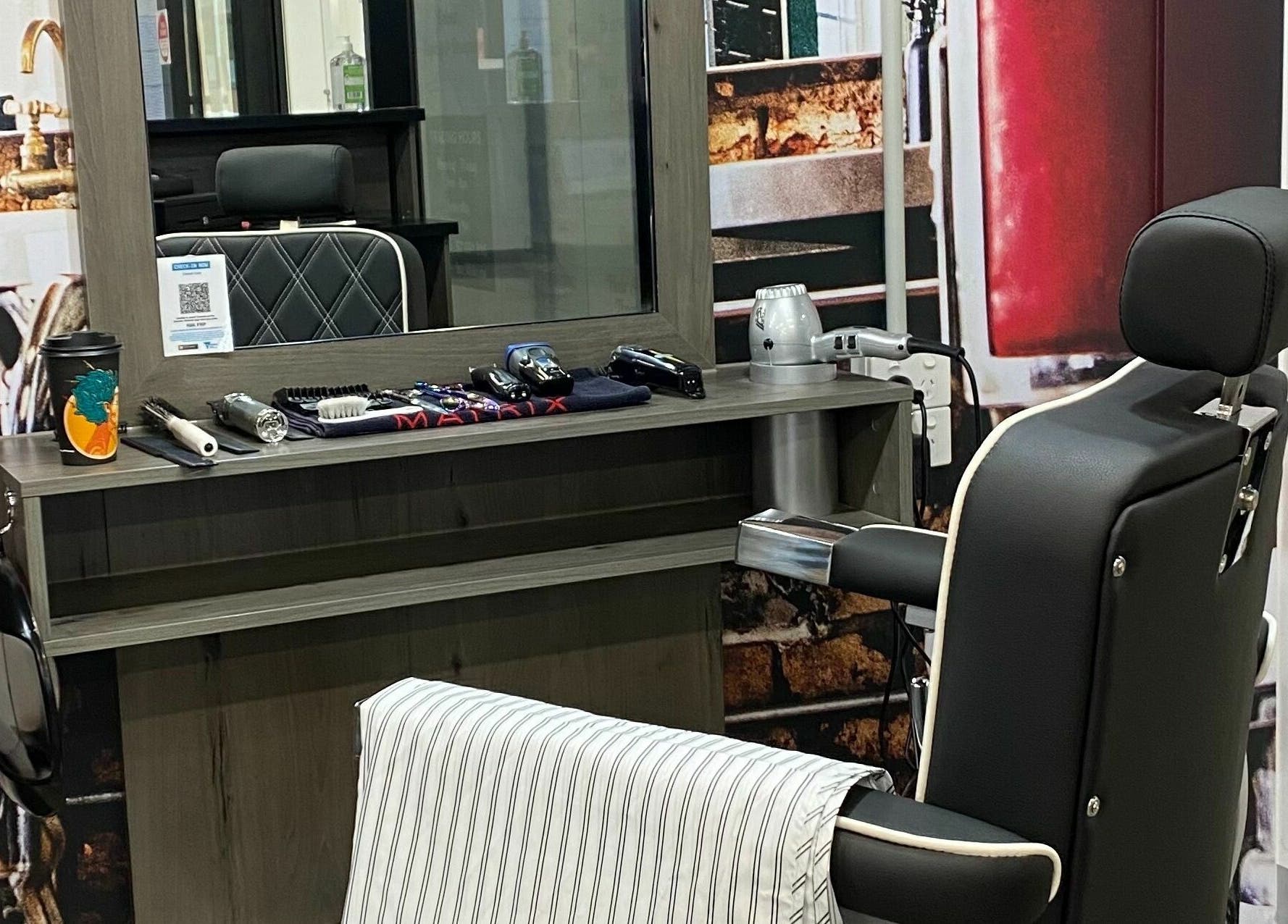 Sleek barber station at Casual Cuts - Kilmore, located in Kilmore, Victoria, AU, offering professional haircuts.
