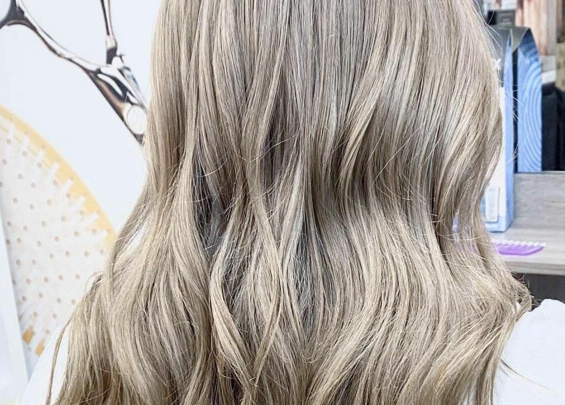 Stylish blonde waves at Casual Cuts - Kilmore, Victoria, AU hair salon.