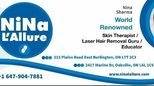 Nina L'Allure Laser Hair Removal Studios & Medi Spa - 212 Plains Road East - Burlington | Fresha Nina L'Allure Laser Hair Removal Studios & Medi Spa - 212 Plains Road East - Burlington | Fresha