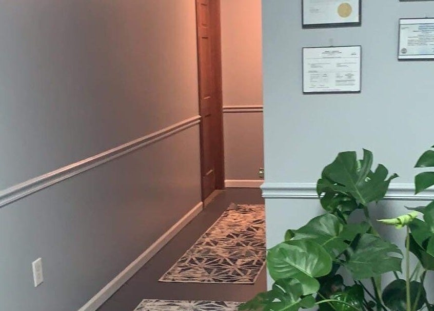 Calm hallway at Appalachian Integrative Bodywork and Massage, Jefferson City, Tennessee, US.