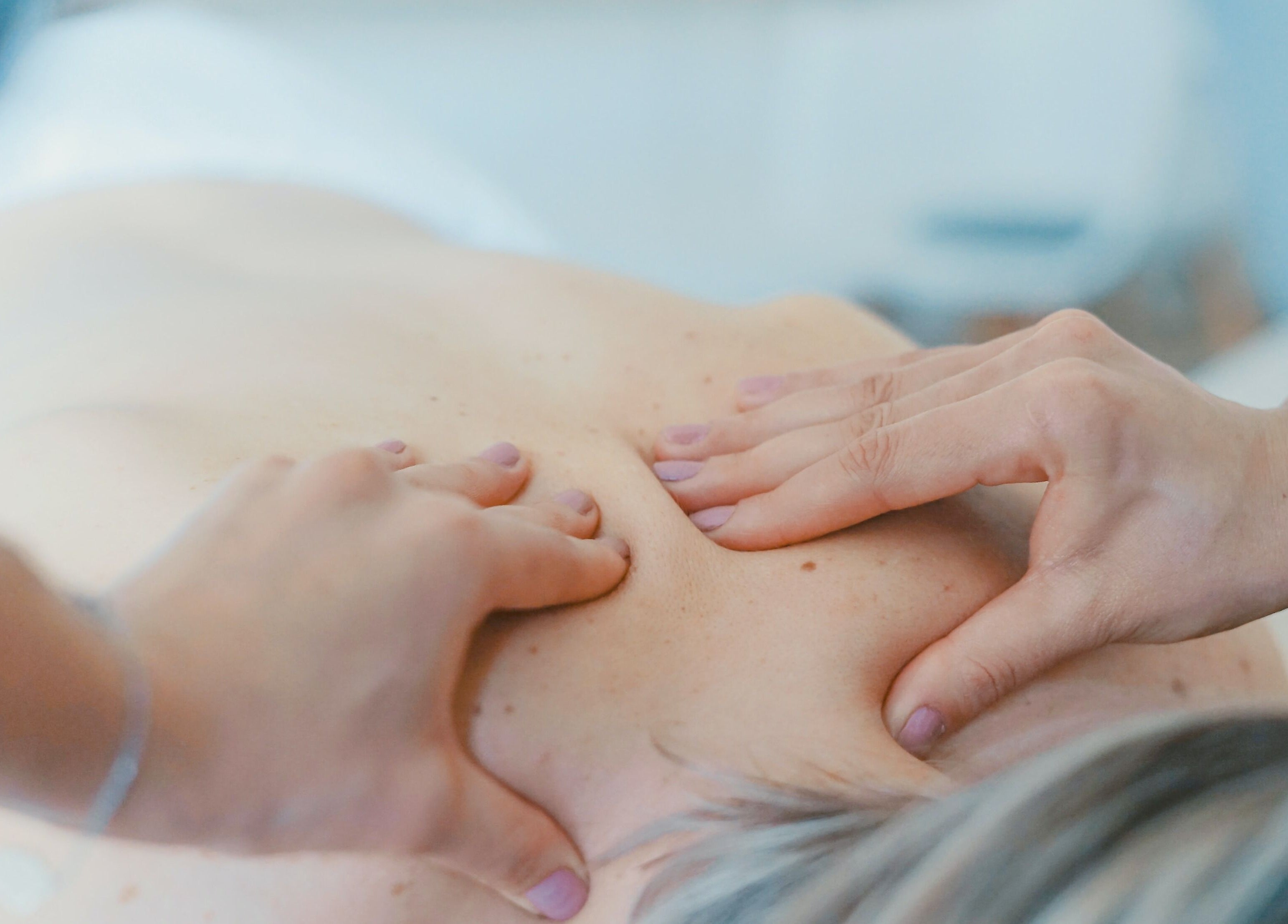 Relaxing back massage at Appalachian Integrative Bodywork and Massage, Jefferson City, Tennessee, US.