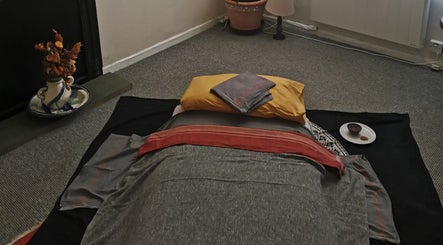 Cozy therapy setup at Petal Talk Therapies (Women Only) in The Practice Rooms, Bristol, England, GB.