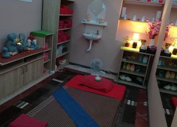 Hangulatos masszázsszoba a Smile Thai Masszázsszalonban, Budapest, Magyar, HU.