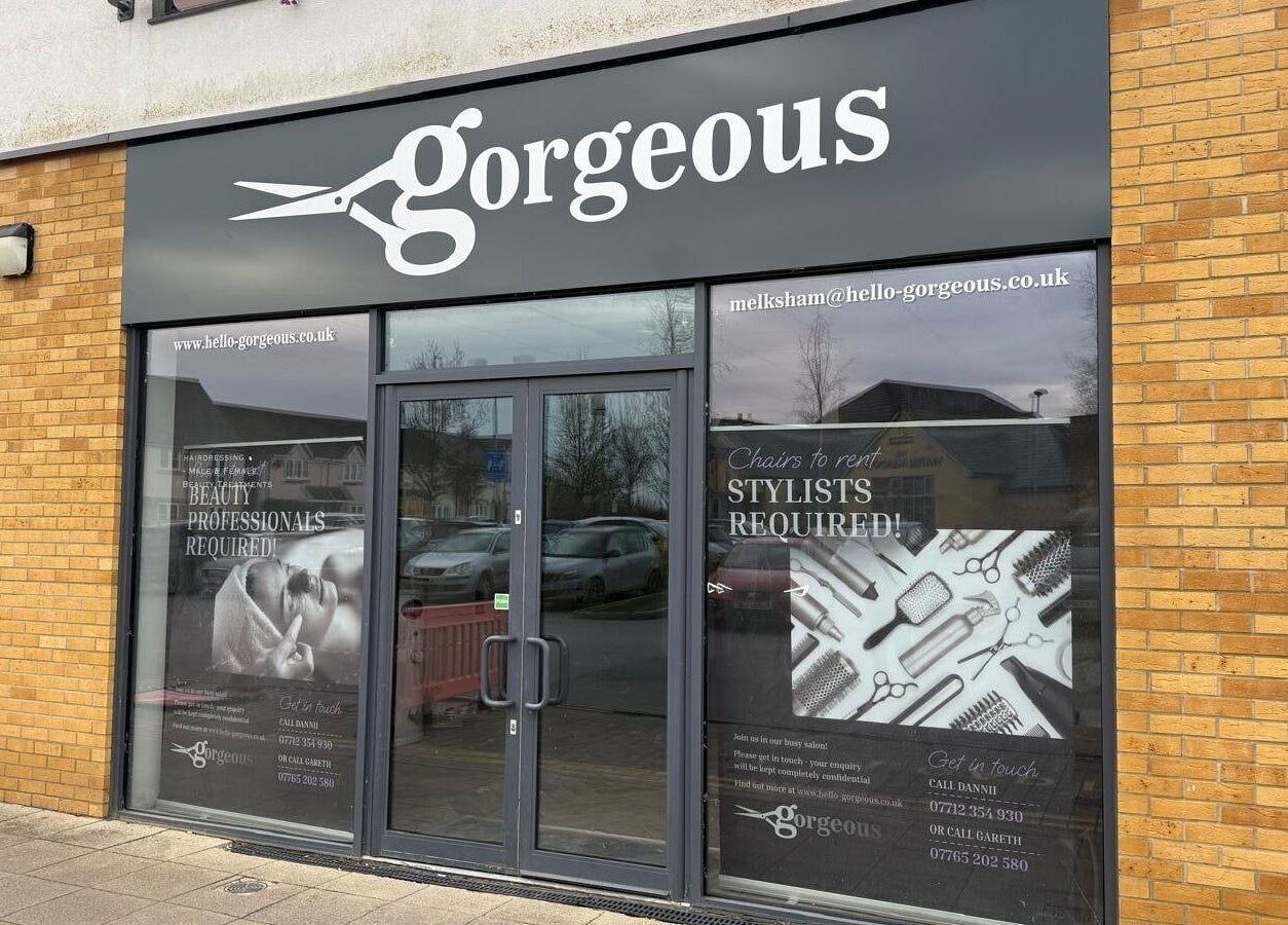 Gorgeous Melksham salon facade in Melksham, England, GB showcasing a sleek modern design.