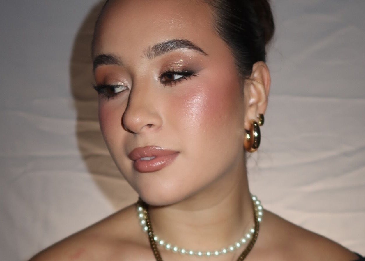 Woman with elegant makeup by Daphne's Artistry, Calamvale, Queensland, AU.