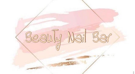 Stylish pink BeautyNailBar logo with elegant design, Beograd, RS.