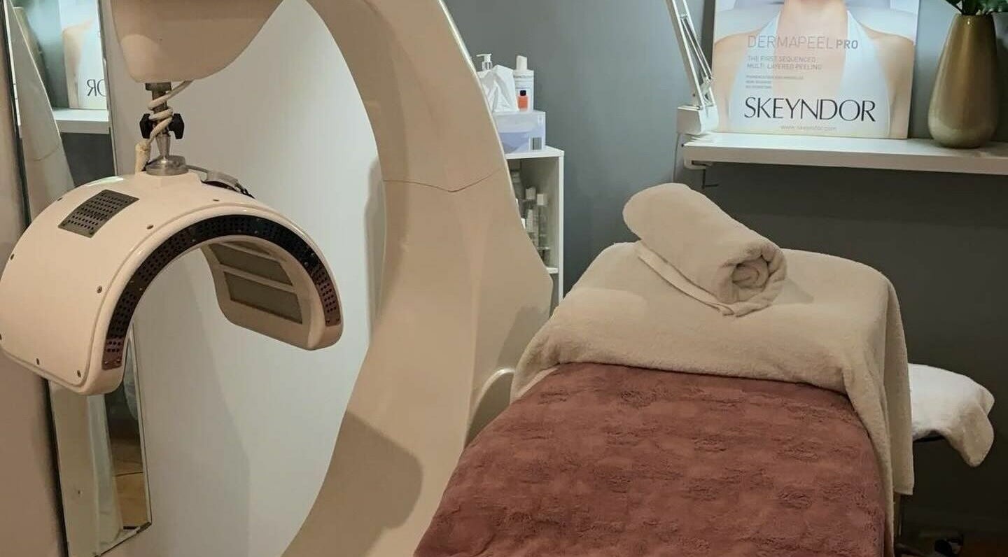 Cozy treatment room at Dynamic Skin Services, Crawley, Western Australia, AU featuring modern skincare equipment.
