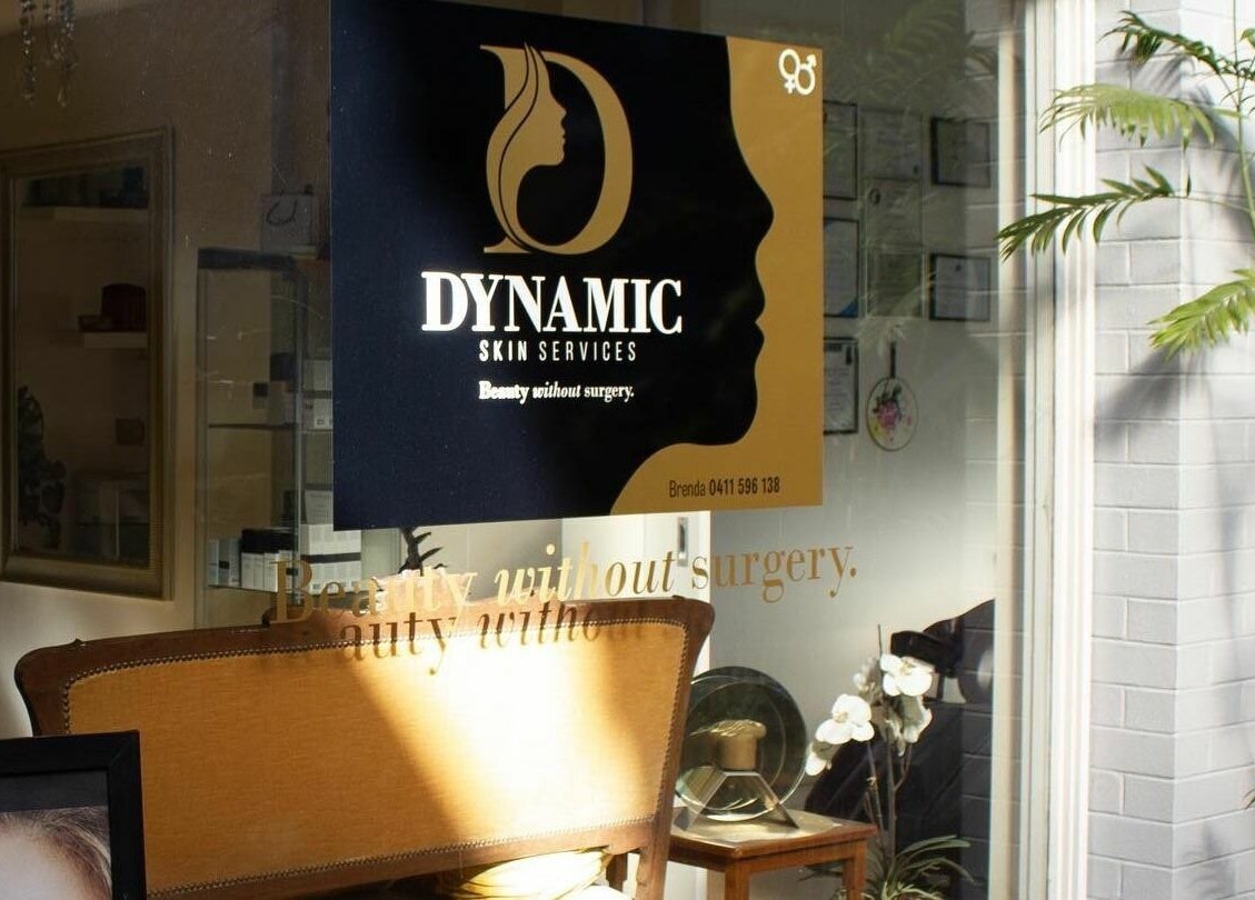 Dynamic Skin Services entrance showcasing modern design, located in Crawley, Western Australia, AU.