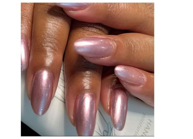 Stunning pink manicure at Nspyre, Bridgetown, Christ Church, BB, showcasing elegant shine and style.