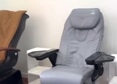Comfortable massage chairs at Nspyre, Bridgetown, Christ Church, BB offer a tranquil spa experience.