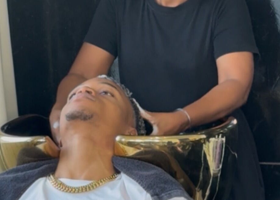 Hair treatment at Nspyre Beauty in Bridgetown, Christ Church, BB. Enjoy a relaxing wash experience.