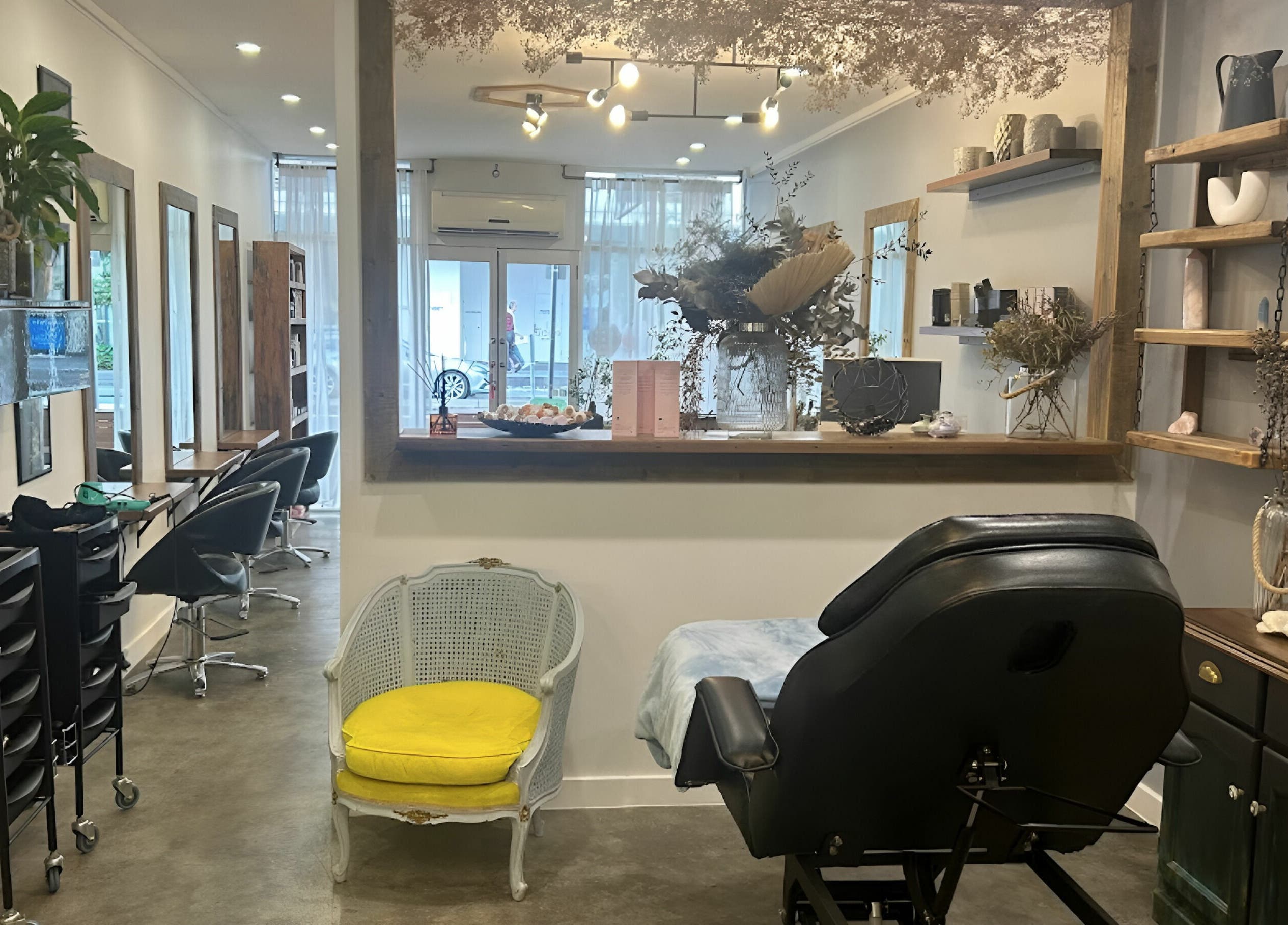 Modern interior of Cosimo Hair Studio | Broadbeach, showcasing stylish decor in Broadbeach, Queensland, AU.
